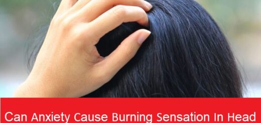 can anxiety cause burning sensation in head