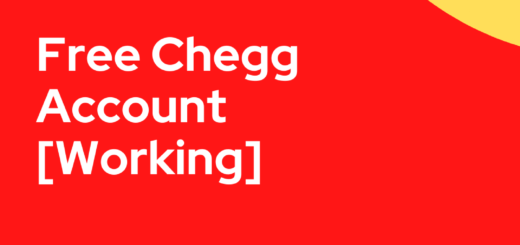 Free Chegg Account [Working]