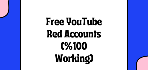 Free YouTube Red Accounts [0 Working]