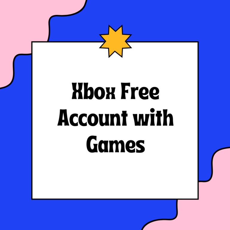 free xbox account with games