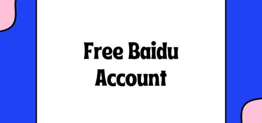Free Baidu Account