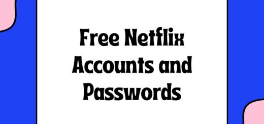 Free Netflix Accounts and Passwords
