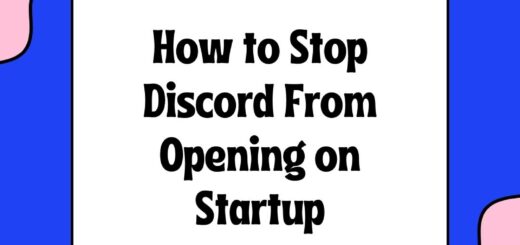 How to Stop Discord From Opening on Startup