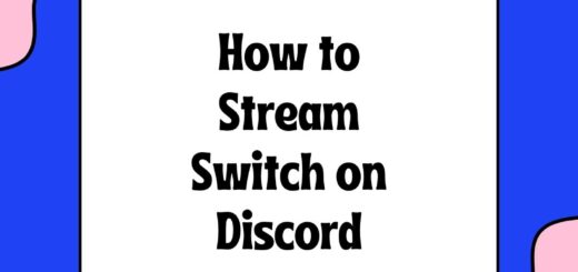 How to Stream Switch on Discord